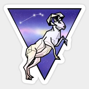 Aries star sign Sticker